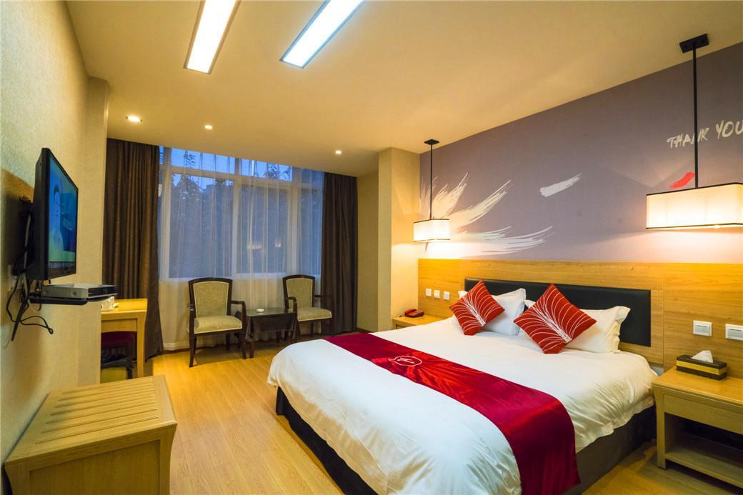 Thank Inn Chain Hotel Sichuan Guangan Wusheng County Hongwu Avenue Exteriér fotografie